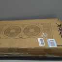 shinic 2026 9 Inch Twin Window Fan Quiet, Reversible Airflow, 3 Speeds, Adjustable Width 23.5"-37", ETL Certified for Bathroom/Kitchen