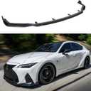 3Pcs Front Bumper Lip Compatible with 2021-2025 Lexus IS350 F-Sport, JDM Air Dam Lower Chin Splitter Protection Body Kit 2021 2022 2023 2024 2025 Man Gift (Carbon Fiber Pattern)