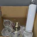 Wall Sconces Set of Two, Hardwired Brass Bathroom Sconces Wall Lighting with Clear Glass, Modern Sconces Wall Decor Set of 2 Vanity Light fixtures for Bathroom Mirror Bedroom (Bulbs Not Included)