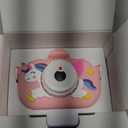 Kids Camera Toys for Girls Age 3-8, Kids Digital Camera Toddler Camera for 3 4 5 6 7 8 Years Old Birthday Gifts, 1080P Video Cameras with Cute Protective Cover & 32GB SD Card (Pink)