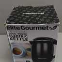 Elite Gourmet EKT1821 1.8L Double Wall Insulated, Cool-Touch 1500W Kettle w/Stainless Steel Interior & Lid, 360 Swivel Base for Cord Free Serving, Power On Lever, Auto Shut-Off, Boil Dry, Black (1.9 Quarts)