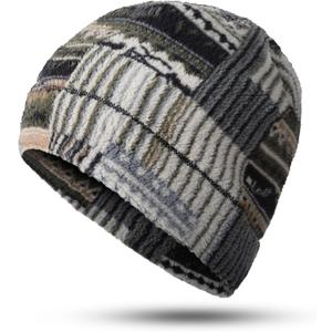 WTACTFUL Fleece Winter Warm Watch Cap - Men's Women's Skull Beanie Hat for Running Skiing Hiking