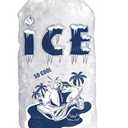 50 Pack Ice Bags 10 lb, Heavy-Duty Ice Bags with Drawstring(2 Mils Thickness)