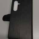 for Samsung Galaxy A16 5G Wallet Case with RFID Blocking Card Holder Kickstand, PU Leather Protective Cover Women Men for Samsung A16 (Black)