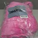 Ramees Wearable Blanket Hoodie for Kids, Sherpa Oversized Sweatshirt Blanket Flannel with Hood Pocket and Sleeves (Pink)