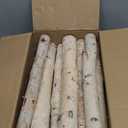 12Pack Birch Logs for Fireplace Decor - Natural Decorative Birch Wood Branches (1.6"-2.4" Dia. x 16.5" Long) for DIY Crafts, Home Dcor, and Fire Pit