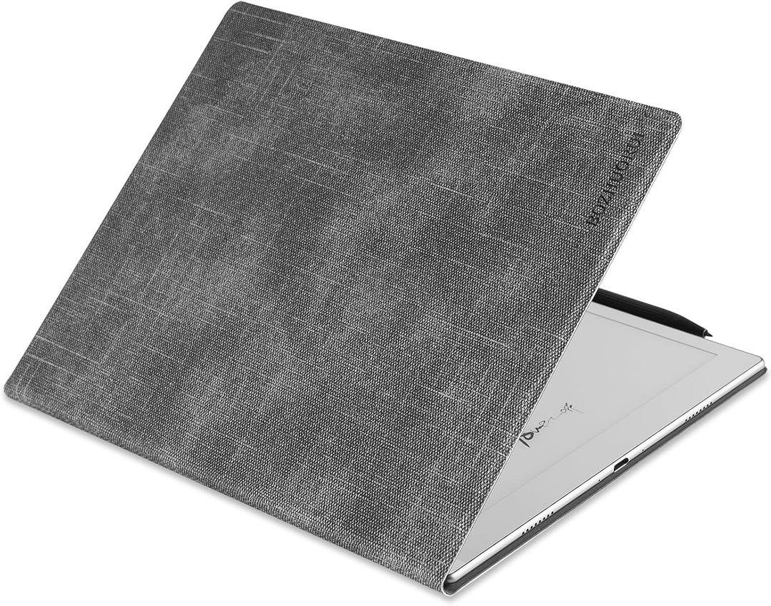 BOZHUORUI Magnetic Case for Onyx Boox Go 10.3 / Boox Tablet Go 10.3 Lumi (1th/2th Gen,2024/2026 Released),with Auto Sleep/Wake,Slim & Lightweight,PU Leather Protective Cover,Denim Gray