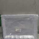 6 Pack Clear Plastic Serving Trays for Party, 9 x 13 Inch - Heavy Duty Plastic Trays for Food - Rectangular Party Serving Trays and Platters - Clear Disposable Trays