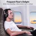 Million Sold 10 Years Classic E7 Active Noise Cancelling Headphones with Upgraded Noise Cancellation, Bluetooth Headphones Wireless with HD Sound Vivid Deep Bass, for Home Office Travel Birthday Gift (Black)