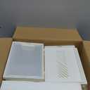 Shoe Storage, 12 Pack X-Large Shoe Organizer for Closet, Shoe Boxes Clear Plastic Stackable Shoe Storage Boxes for Size 13 (White)