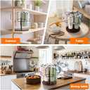 Stanley 40 oz Cup Organizer, Rotating Stanley Cup Holder, Water Bottle Organizer for Stanley Owala 40 oz Cup Tumbler Organizer Easy to Install