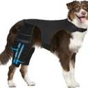 Dog Knee Brace for Torn Acl Hind Leg, 4 Stabilizers Dog Leg Braces for Back Leg, Adjustable Hip Support to Reduces Pain, Ligament Injuries, Luxating Patella, XL