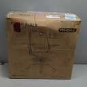 Primy Drafting Chair Tall Office Chair with Flip-up Armrests Executive Ergonomic Computer Standing Desk Chair with Lumbar Support and Adjustable Footrest Ring (Black) (934-Z)