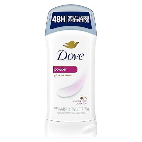 Dove Powder Invisible Solid AntiPerspirant Deodorant 2.6 oz (Pack of 6)