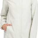 HFX Women's Longline Performance Softshell Jacket (Gray, L)