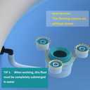 Above Ground Pool Skimmer,No Installation Required, no Adjustable Bracket Required,Comes with 10 Filter Socks, Tri-Float Spin Pool Skimmer,This is the Latest Upgrade