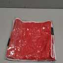 Phantoscope Pack of 2 Outdoor Waterproof Solid Throw Decorative Pillow Cover Decorative Square Outdoor Pillows Cushion Case Patio Pillows for Couch Tent Sunbrella, Red 12x20 inches 30x50 cm