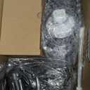 Cambom Rotary Cheese Grater Hand Crank Cheese Shredder for Fresh Cheese, Vegetable, Nuts,Non-slip Suction Base, Free Cleaning Brush Three Blades, Black