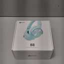 Picun B8 Bluetooth Over Ear Headphones, 120H Playtime with 3 EQ Modes, Low Latency, Hands-Free Calls, Deep Bass for Travel, Home, Office & PC (Cyan)