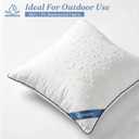 Atarashi 20 x 20 Outdoor Pillow Inserts(Set of 2) - Waterproof Decorative Square Throw Pillows for Couch Sofa Bed Patio Furniture, Garden & Patio, White 20x20 inch