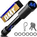 Orion Motor Tech Locking Hitch Pin, Fits 2" Receiver with 5/8" Diameter Hitch Pin Lock, Anti-Theft Steel Hitch Pin Lock with Key for Class III IV Hitches, Anti-Rattle Trailer Hitch Pin with O-Rings