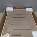 3D Textured Framed Boho Neutral Abstract Wall Art, 3 Piece Modern Artwork for Walls, Black White Brown Minimalist Geometric Paintings for Living Room, Dining Room, Bedroom Wall Decor 16x24 In (Monochrome)