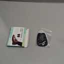 Shoe Tongue Pads for Men & Women - Welnove 1Pair Suede Memory Foam Shoe Padding Cushion Soft Self Adhesive Inserts Filler for Boots, Leather Shoes, Dress Shoes, Loafers (Black, Size L)