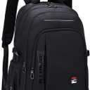 VIDOSCLA Black Kids Boys Rolling Backpack Teens Carry-on Luggage with Wheels Trolly BookBag for School-2 Wheels