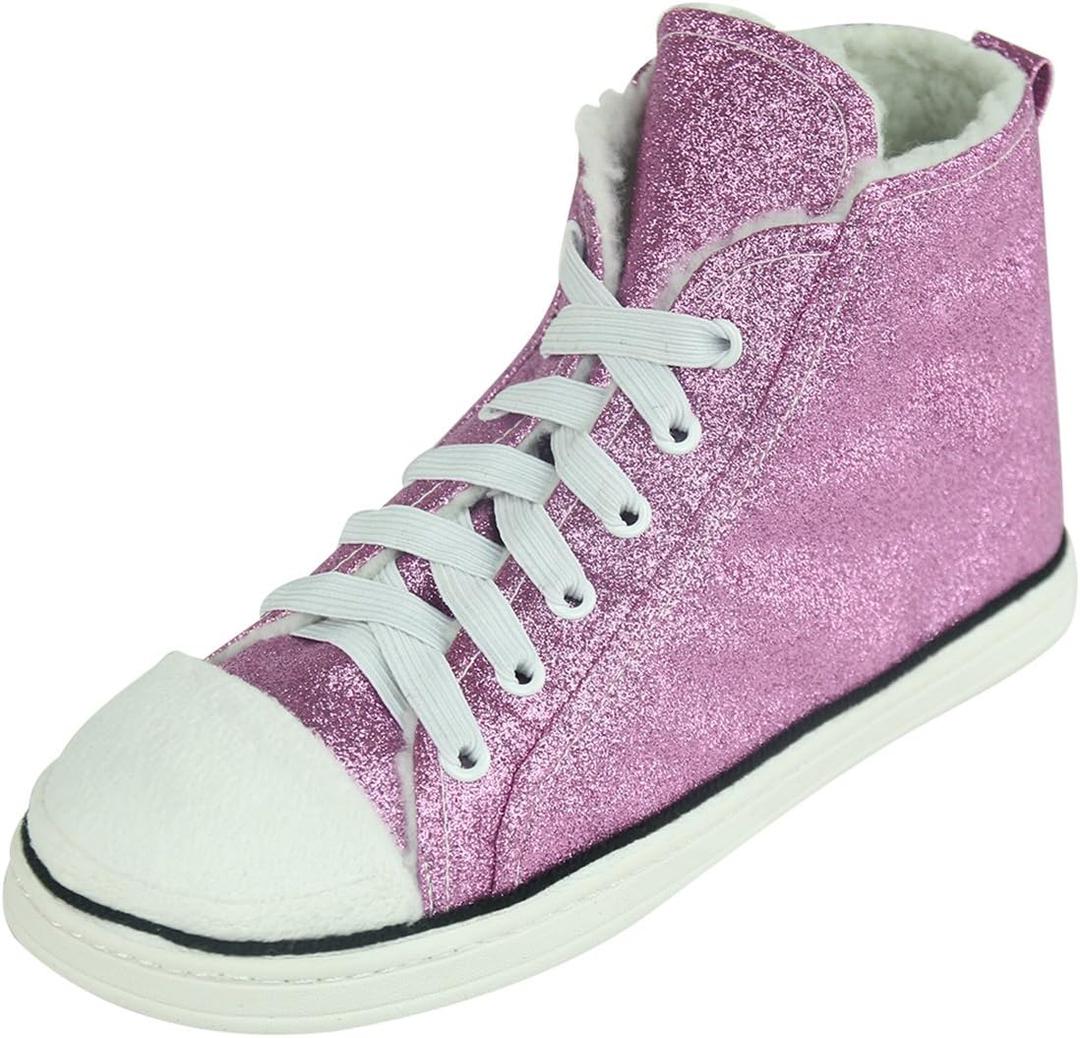 Home Slipper Women's Warm Winter Plush Indoor House Outdoor Sneaker Slippers Boots (8)