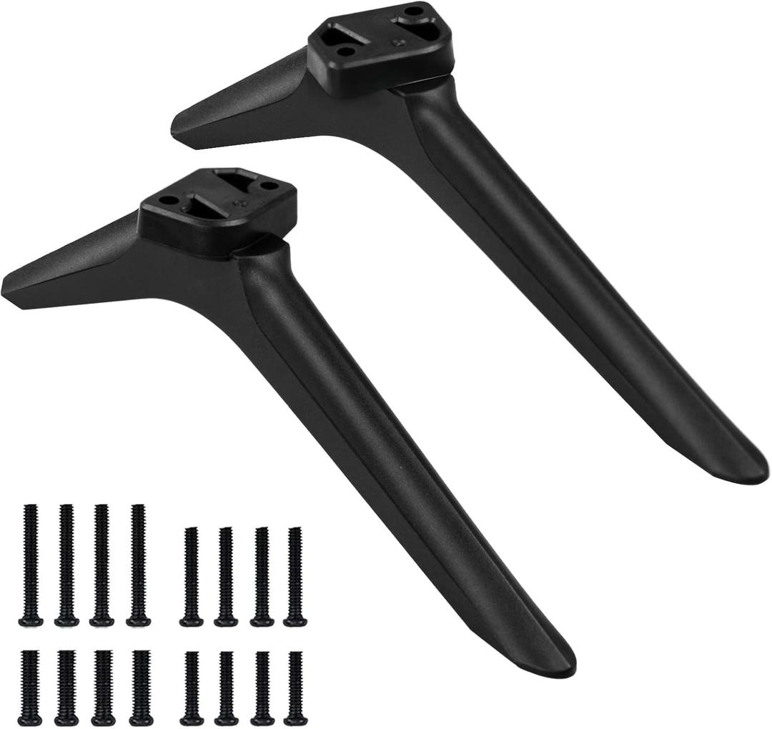 TV Base Stand for Hisense TV Legs, TV Stand Legs Only for Hisense 32H4030F3 32H4G 43R6E3 43R6E1 50R6E3 50R6E4 50R6090G 55R6E1 55R6E 55R6070G 58R6E3 65H6570F, wr Screw, Only for Models We List