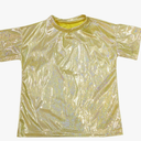 Boys Girls Sequin T Shirts Sparkly Metallic Short Sleeve Crewneck Pullover Tee Tops Kids Glitter Cute Trendy T-Shirts