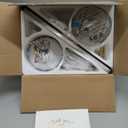 Ceiling Fans with Lights, 48 inch Low Profile Ceiling Fan with Light and Remote Control, Flush Mount, Reversible, 3CCT, Dimmable LED, Noiseless, White Ceiling Fan for Bedroom, Dining Room