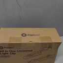 Universal Christmas Lights Clips, 100 Count All-in-One Gutter Clips for C7/E12, C9/E17 Lights, Mini String Lights, Rope Lights, Outdoor Christmas Decor (Upgrade White)