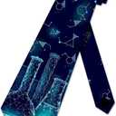 Three Rooker Chemistry Ties Mens Science Beakers Necktie