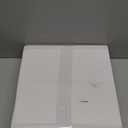 Q&S Boho Chandelier Wood Beaded Flush Mount Ceiling Light Fixtures for Nursery Baby Bedroom Kitchen Hallway,Oak White Finish,2-Lights