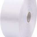 3 x 1-1/2 inch, White Ribbon for Gift Wrapping 50 Yards Perfect Wedding Party Wreath Sewing DIY Hair Accessories Decoration Floral Hair Balloons Other Projects