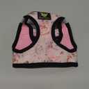 EcoBark Floral Dog Harness - Soft Luxury Step in Dog Harnesses in Floral Pattern - Safe & Secure Dog Halter Vest Wrap, Small- 7 to 10 lbs - Chest Up to 14 in