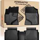 AOMSAZTO Floor Mats Compatible with Toyota Corolla Sedan 2014-2019, Heavy Duty TPE All Weather Automotive Floor Mats, 1st & 2nd Row Full Set Floor Liners, Anti Skid Car Mats(not fit for Hatchback)