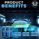Ceramic Polish Spray for Cars-Trucks-SUV's| High-Gloss Paint Coating with Graphene & SiO | Quick Detail Car Spray Wax for UV Protection, Water Beading, and Long-Lasting Shine