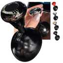 Metal One Button Start Joystick Ball Bar 2024 Car Push to Start Lever Engine Shift Knob Touch Starter Rocker Cover (Black)