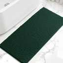 SUBRTEX Bathroom Rugs, 24" x 60" Chenille Bath Rug Soft Short Plush Bath Mat Soft Shower Mat Water Absorbent Shower Mat Quick Dry Machine Washable, Celadon