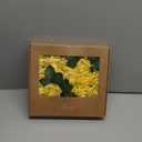 Lings Moment Artificial Flowers 25Pcs French Yellow Roses Decor w/Stems,3" Real Touch DIY Foam Floral for Wedding Bouquet/Centerpieces, Outdoors Party Backdrop, Room/Table, and Garden/Pot Decorations