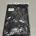 Womens Cap Sleeve T Shirts V Neck Casual Tops Oversized T-Shirt Summer Trendy Lightweight Loose Fit Basic Tees (Black, M)