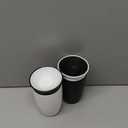 Munchkin Sippy Cups for Toddlers 1-3, Spill Proof Miracle 360 Cup, 10 Ounce, 2 Pack, Black/White