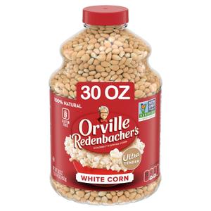 Orville Redenbacher's Popcorn Kernels, White Corn, 4g Fiber Per Serving, 30 oz. (30 Ounce (Pack of 1))