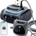 (2026 New) BUBLUE C20H Gen2 Pool Vacuum for Inground Pools, Corded & Cordless Hybrid Pool Cleaner Robot with Smart Navigation, APP Control, Clean Floor/Wall/Shallow for Pools Up to 1615 Sq.Ft, Gray