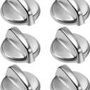 Blutoget 2026 Upgraded WB03T10284 PS2321076 Burner Control Knobs 6 Pack Oven Knobs Replacements for GE Range/Stove/Oven Knob-WB03T10284 Ge Appliance Knob Replaces AP4346312 AH2321076 EAP2321076