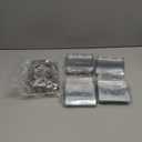 Mifflin-USA Horizontal Card Protector with Metal Clip and Vinyl Straps (Clear, 4x3 Inch, Pack of 100), Waterproof PVC ID Name Badge Holder with Clip