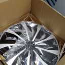 DREAMIZER 16 Inch Hubcaps Set Universal Wheel Rim Covers Replacement Snap on Hub caps Silver Black Full Hubcaps Set of 4 Compatible with Honda Toyota Corolla Nissan Most Cars SUV Truck