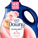 Downy Ultra Soft Fabric Softener Liquid, Bliss, Sparkling Amber and Rose, 93 fl oz, 138 Loads